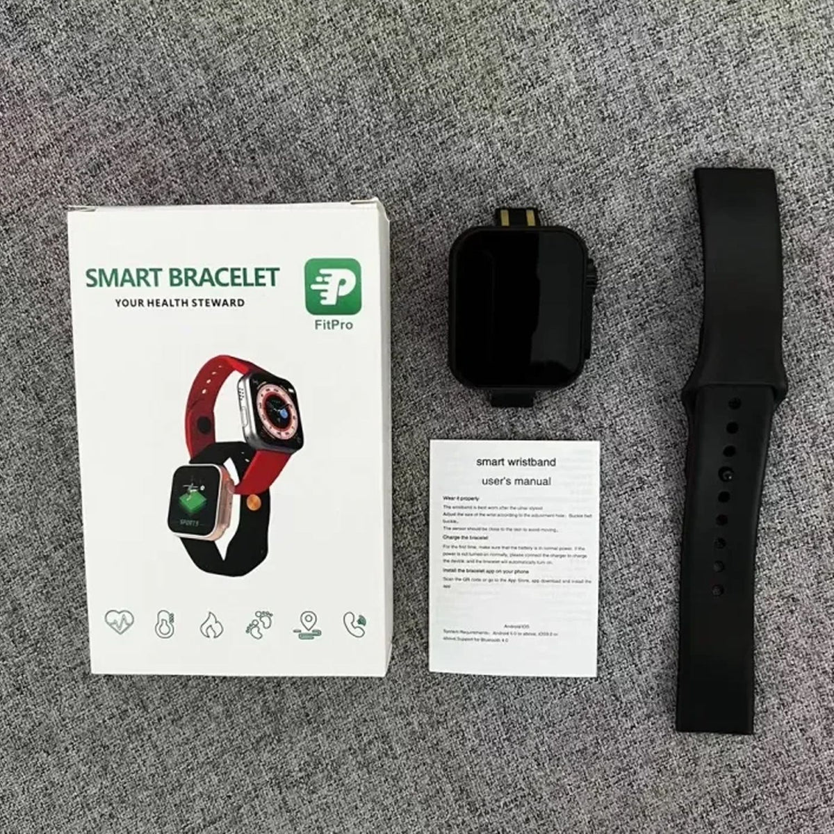 D20 Ultra Smart Watch – Fitness Tracker with Heart Rate & Blood Pressure Monitor