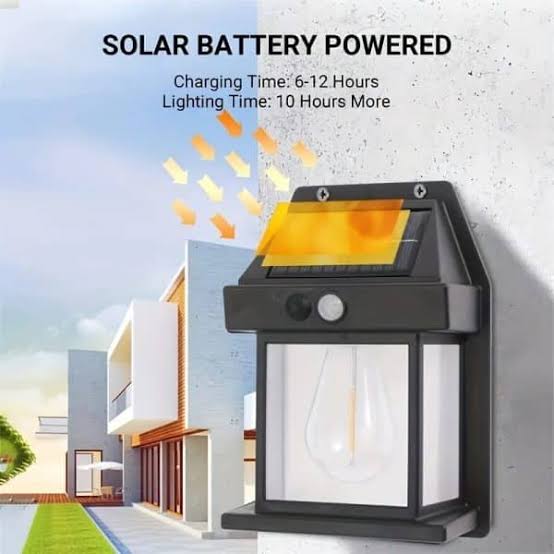Sensor Solar Bulb Light | 15W Solar Camping Light | Outdoor Solar Sensor Lamp